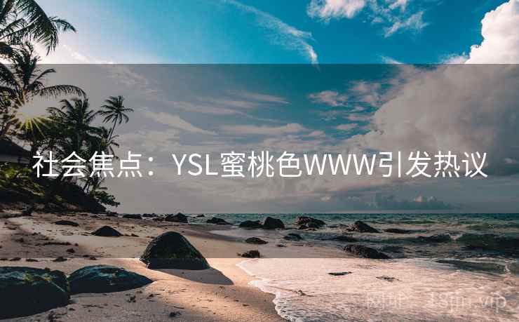 社会焦点：YSL蜜桃色WWW引发热议