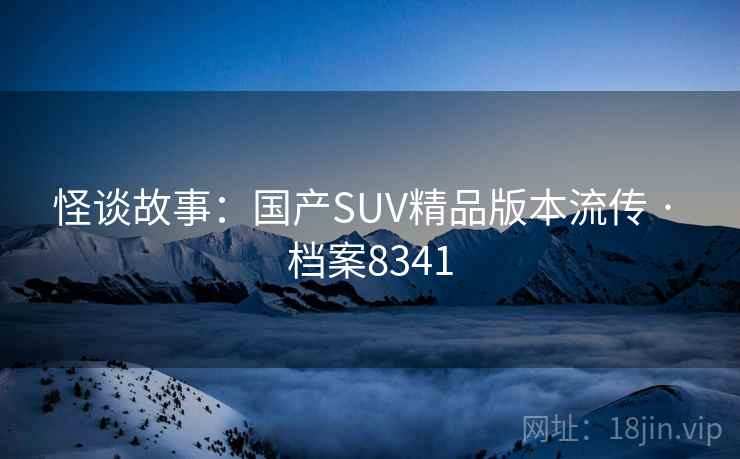 怪谈故事:国产SUV精品版本流传 · 档案8341